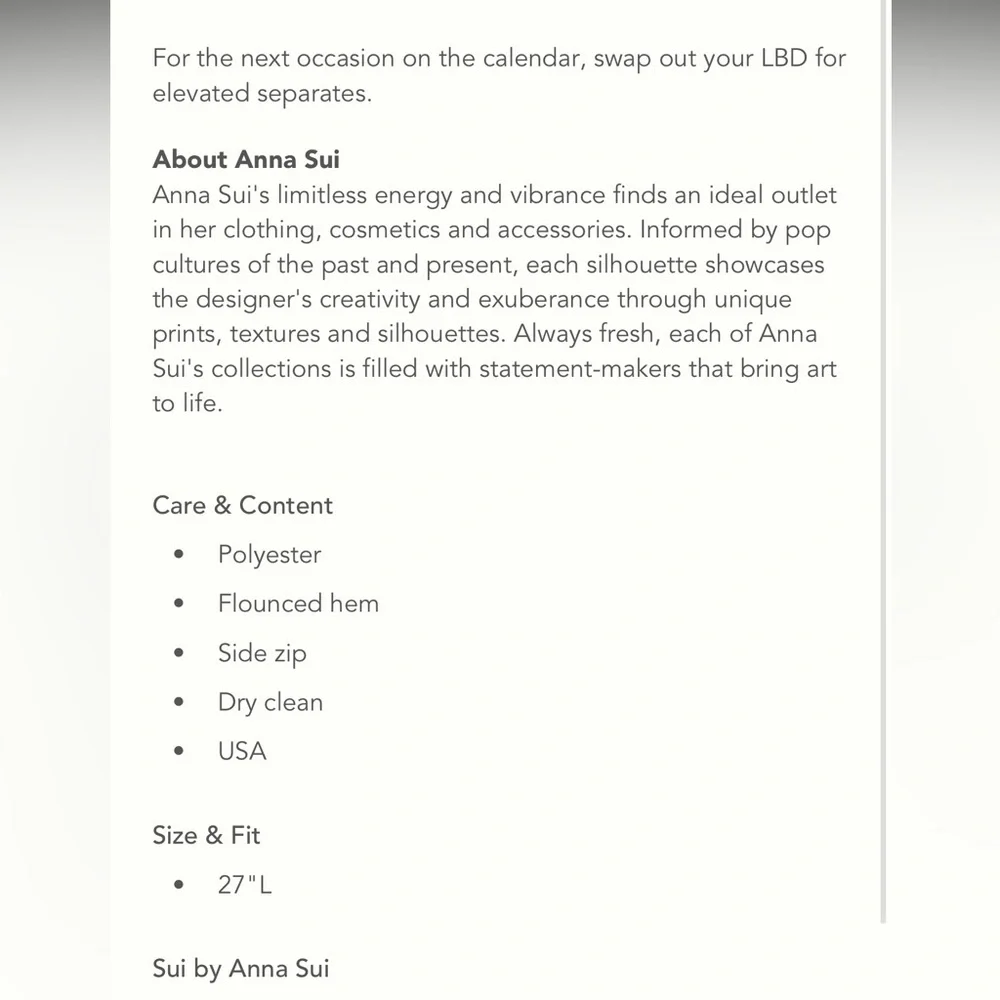 Anna Sui for Anthropologie Lace peplum top (m) - Picture 5 of 6